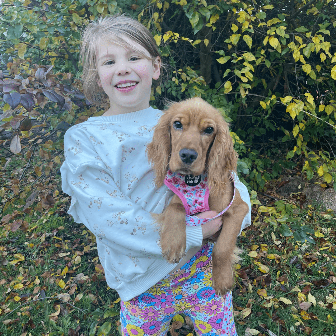 Annie with furry friend