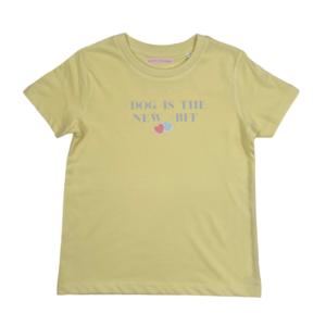 #Dog is the new #Bestfriend Butter Cotton Tee For Adults